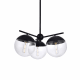 A thumbnail of the Elegant Lighting LD6129 Black / Clear