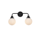 A thumbnail of the Elegant Lighting LD7032W19 Black / Frosted