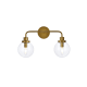 A thumbnail of the Elegant Lighting LD7033W19 Brass / Clear