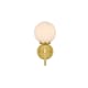 A thumbnail of the Elegant Lighting LD7301W6 Brass / Frosted White