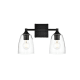 A thumbnail of the Elegant Lighting LD7307W15 Black / Clear