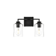 A thumbnail of the Elegant Lighting LD7314W14 Black / Clear