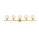 A thumbnail of the Elegant Lighting LD7317W47 Brass / Frosted White