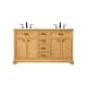 A thumbnail of the Elegant Lighting VF15060DWH Natural Wood