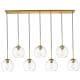 A thumbnail of the Elegant Lighting LD2230 Brass / Clear