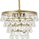 A thumbnail of the Elegant Lighting LD5016D17 Brass / Clear