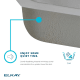 A thumbnail of the Elkay EAQDUHF3523R Elkay-EAQDUHF3523R-Sound Dampening Infographic