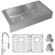 A thumbnail of the Elkay ECTRUF32179RFBC Stainless Steel Sink / Chrome Faucet