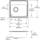 A thumbnail of the Elkay LRAD191865L Elkay-LRAD191865L-Specification Image