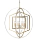 A thumbnail of the Elk Lighting 12264/7 Polished Nickel / Parisian Gold Leaf