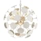 A thumbnail of the Elk Lighting 18285/6 Matte White / Silver Leaf