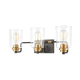 A thumbnail of the Elk Lighting 46612/3 Matte Black / Brushed Brass