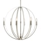 A thumbnail of the Elk Lighting 81466/6 Matte White / Polished Nickel