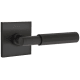 A thumbnail of the Emtek 505FA Emtek-505FA-T-Bar Stem with Square Rose in Flat Black