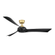 A thumbnail of the Fanimation Wrap Custom-KIT-60 Brushed Satin Brass / Black