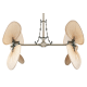 A thumbnail of the Fanimation FP240AB / EP30AB / PAP1 / FLAB Antique Brass with Natural Palm Leaf Blades