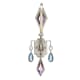 A thumbnail of the Fine Art Handcrafted Lighting 728750-1ST Vintage Silver Leaf with Multicolor Crystal