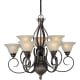 A thumbnail of the Forte Lighting 2536-09 Antique Bronze