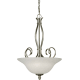 A thumbnail of the Forte Lighting 2537-04 Brushed Nickel/River Rock