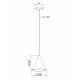 A thumbnail of the Forte Lighting 2676-01 Forte Lighting-2676-01-Line Drawing