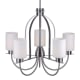 A thumbnail of the Forte Lighting 2738-05 Brushed Nickel Alternate View 1
