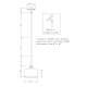 A thumbnail of the Forte Lighting 2748-01 Line Drawing