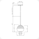 A thumbnail of the Forte Lighting 2751-01 Line Drawing