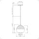 A thumbnail of the Forte Lighting 2757-01 Line Drawing