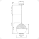 A thumbnail of the Forte Lighting 2758-01 Line Drawing