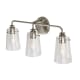 A thumbnail of the Forte Lighting 5118-03 Brushed Nickel Alternate View 1