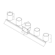 A thumbnail of the Forte Lighting 5146-05 Line Drawing