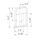 A thumbnail of the Forte Lighting 5196-01 Forte Lighting-5196-01-Line Drawing