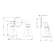 A thumbnail of the Forte Lighting 5733-02 Line Drawing