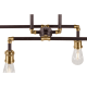 A thumbnail of the Forte Lighting 7116-04 Black and Antique Brass Alternate View 1