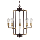 A thumbnail of the Forte Lighting 7116-05 Black and Antique Brass
