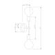 A thumbnail of the Forte Lighting 7117-02 Line Drawing