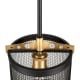 A thumbnail of the Forte Lighting 7119-01 Black and Soft Gold Alternate View 1