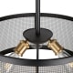 A thumbnail of the Forte Lighting 7119-03 Black and Soft Gold Alternate View 2