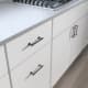 A thumbnail of the Franklin Brass P29618K-B Soft Iron Hardware on White Cabinetry