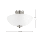 A thumbnail of the Globe Electric 63357 Globe Electric-63357-With Dimensions