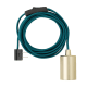 A thumbnail of the Globe Electric 69997 Brass w/ Teal Cord