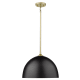 A thumbnail of the Golden Lighting 6956-L Pendant with Canopy - OG-BLK