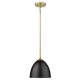 A thumbnail of the Golden Lighting 6956-S Pendant with Canopy - OG-BLK