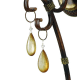 A thumbnail of the Golden Lighting CRYSET-6095-D5 Antiqued Crystal Drop