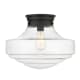 A thumbnail of the Golden Lighting 0508-LSF Matte Black / Clear