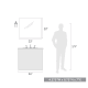 A thumbnail of the Golden Lighting 1405-BA1-CAG Size to Scale Image