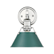 A thumbnail of the Golden Lighting 3306-BA1 CH Chrome / Pine Green Shades