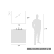 A thumbnail of the Golden Lighting 3306-BA1 Line Drawing