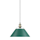 A thumbnail of the Golden Lighting 3306-L AB Aged Brass / Pine Green Shades