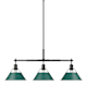 A thumbnail of the Golden Lighting 3306-LP Matte Black / Pine Green Shades